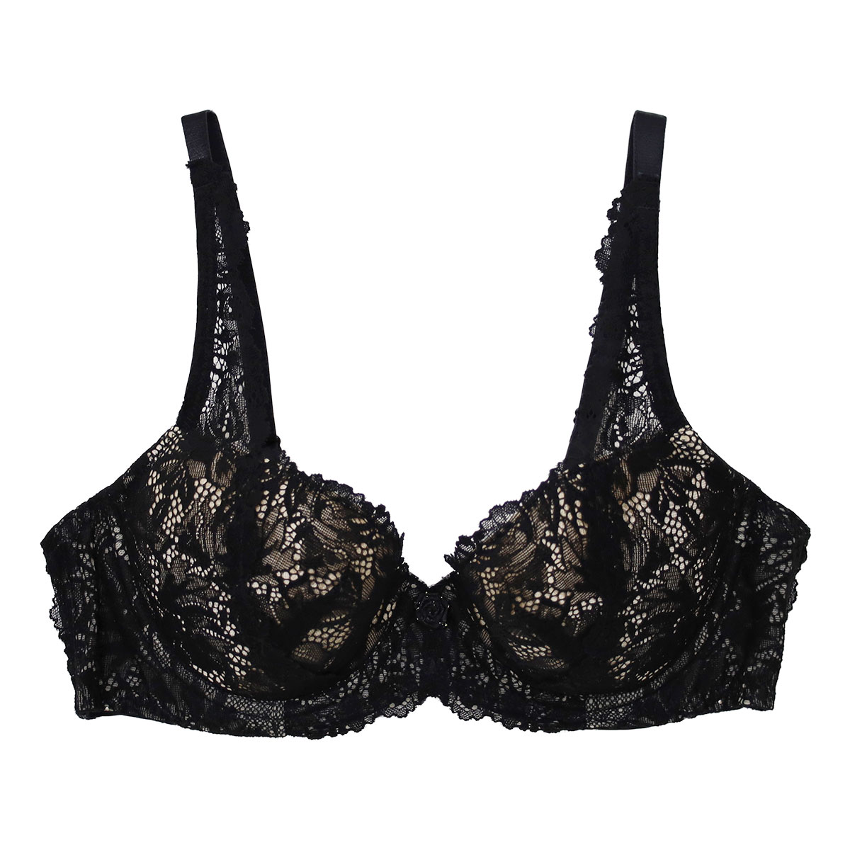 アンブラ ANNEBRA Bow デコルテメイクブラジャー 単品 セクシー ランジェリー インポート プレゼント 彼女 下着 海外(BK-ブラック-B70)