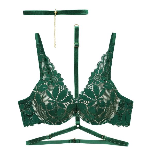 アンブラ ANNEBRA Sensual ハーネス付き モールドカップ ブラジャー デコルテレース付き 単品 セクシー ランジェリー インポート