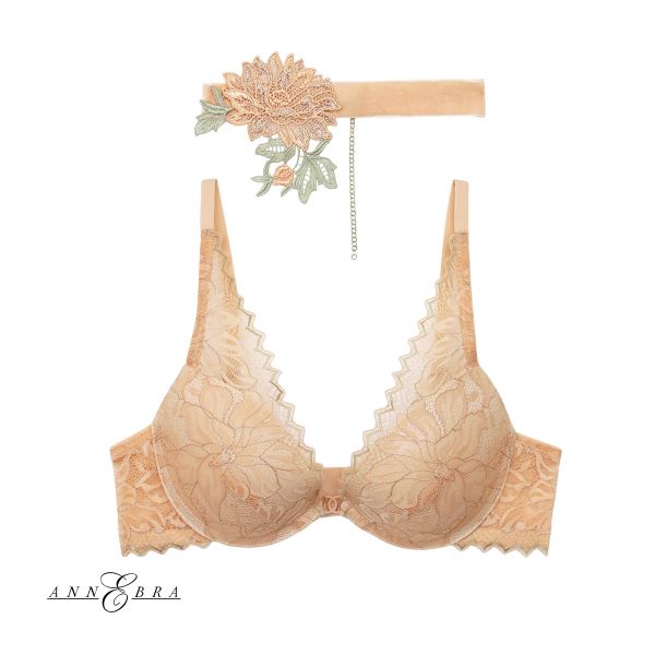 アンブラ ANNEBRA Heart ブラジャー モールドカップ チョーカー付き 単品