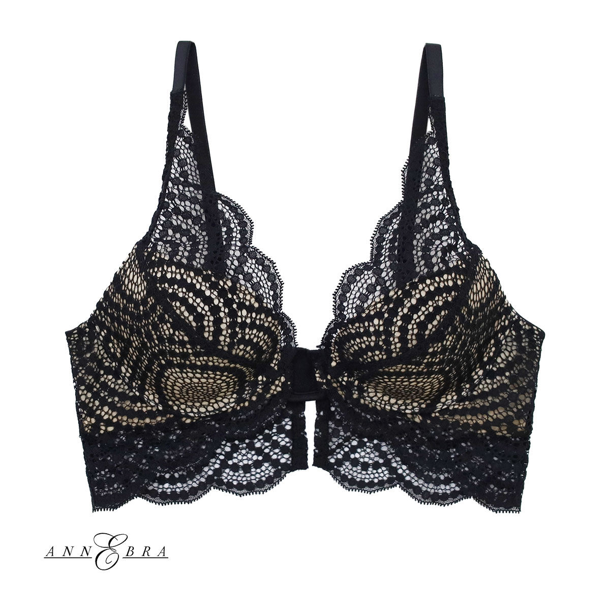 アンブラ ANNEBRA You ロングブラジャー モールドカップ 単品(BK-ブラック-B70)