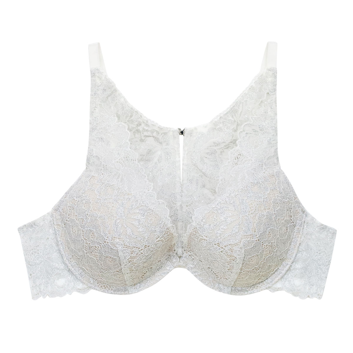 アンブラ ANNEBRA Love ブラジャー フロントデザイン モールドカップ 単品 セクシー ランジェリー インポート プレゼント 彼女 下着 海外(WH-ホワイト-B70)