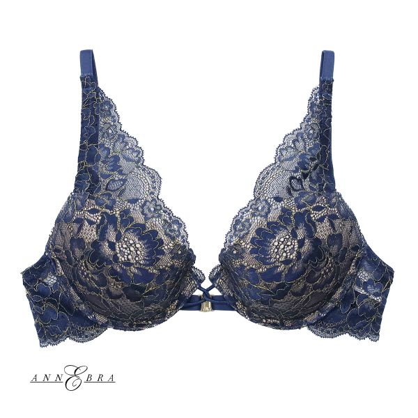 アンブラ ANNEBRA Timeless デコルテレース モールドカップブラジャー 総レース 単品