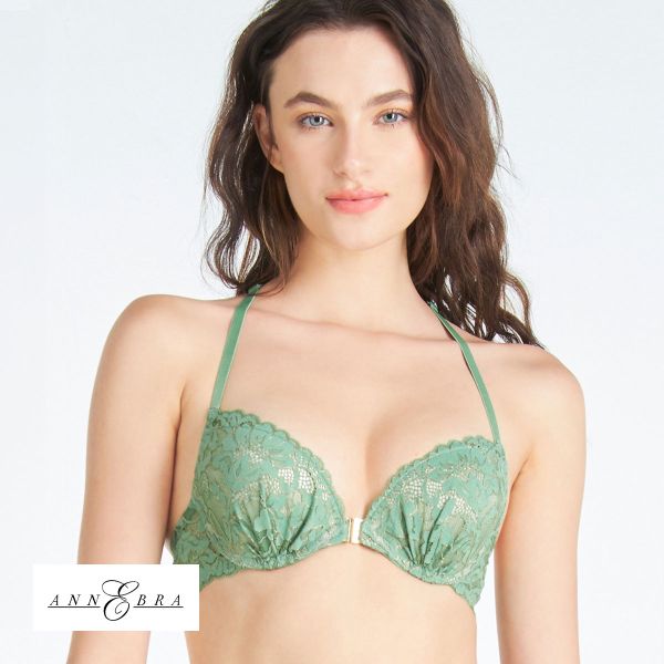 アンブラ ANNEBRA Playful ブラジャー フロントホック モールドカップ バックデザイン 総レース 単品