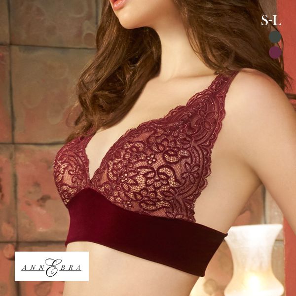 アンブラ Mystic ベロア×レース ブラレット ANNEBRA