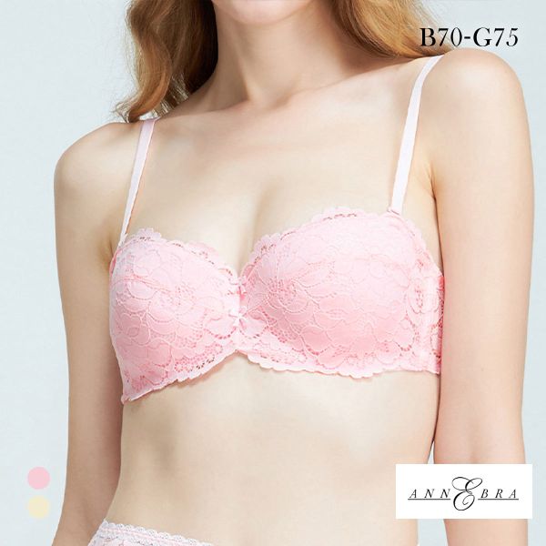 アンブラ Rosy ストラップレス デコルテメイクブラジャー 大きいサイズ ANNEBRA