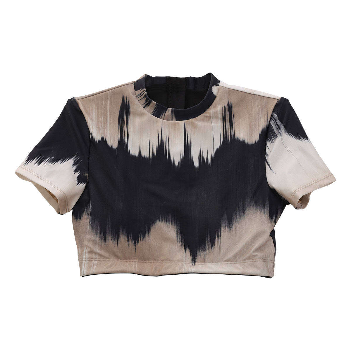 アンブラ ANNEBRA Earth カップ付き ショート丈 トップス 半袖 スポーツウェア トレーニングウェア(BR-ブラウン-S)