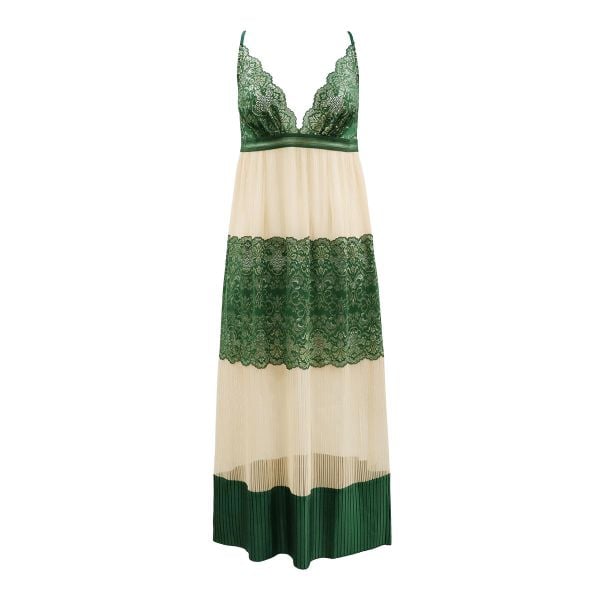 アンブラ ANNEBRA Olive シアー ロング ワンピース ランジェリー スリップ ルームウェア