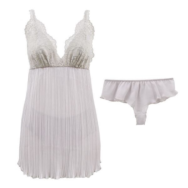 アンブラ ANNEBRA Pleat ルームウェア ベビードール＆ショーツ セクシー ランジェリー インポート プレゼント 彼女 下着 海外