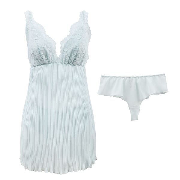 アンブラ ANNEBRA Pleat ルームウェア ベビードール＆ショーツ セクシー ランジェリー インポート プレゼント 彼女 下着 海外
