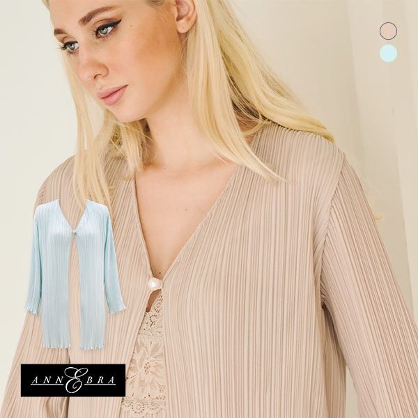 アンブラ ANNEBRA Pleat プリーツガウン ルームウェア セクシー ランジェリー インポート プレゼント 彼女 下着 海外
