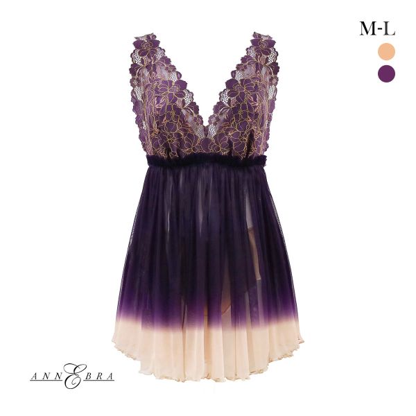 アンブラ Flourish グラデーションベビードール＆ショーツ ANNEBRA