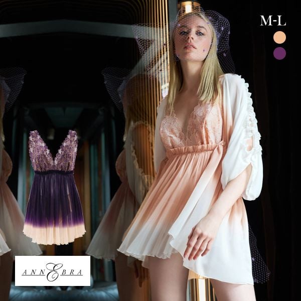 アンブラ Flourish グラデーションベビードール＆ショーツ ANNEBRA