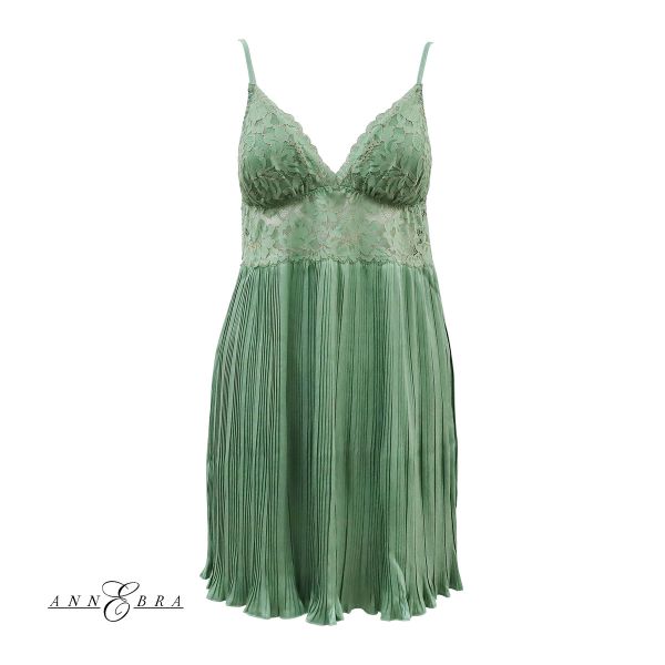 アンブラ ANNEBRA Playful ショーツ付きベビードール プリーツ仕様 セットアップ ランジェリー カップ付き