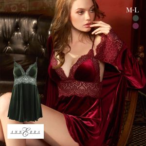 アンブラ Mystic ベロア×レースベビードール＆ショーツ ANNEBRA