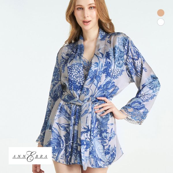 アンブラ Femininity プリントガウン ANNEBRA