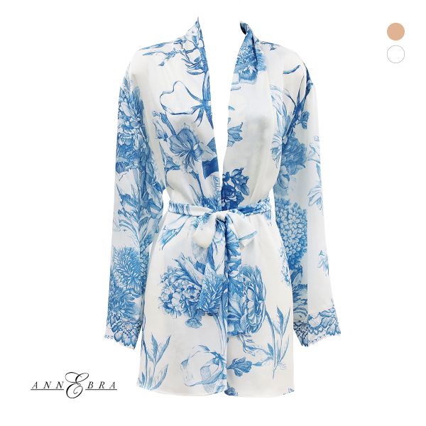 アンブラ Femininity プリントガウン ANNEBRA