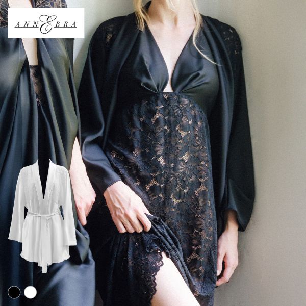 アンブラ Melodie レースコンビ ガウン レディース セクシー ルームウェア ANNEBRA