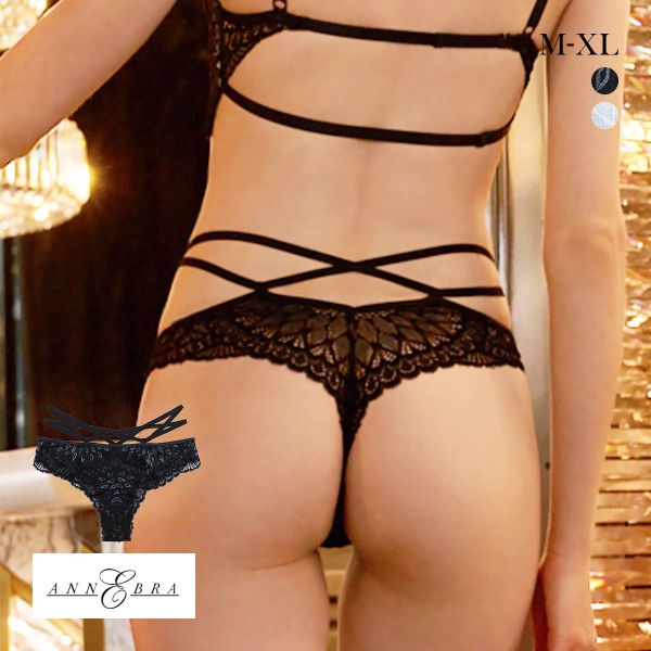 【メール便(7)】 アンブラ ANNEBRA Luxurious ストリングデザインブラジリアンショーツ 単品 【メール便(7)】 アンブラ ANNEBRA Luxurious ストリングデザインブラジリアンショーツ 単品