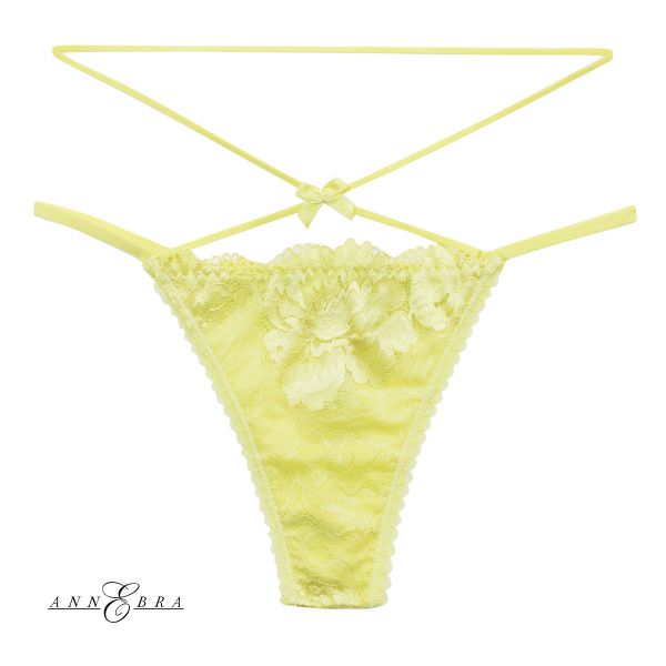 アンブラ ANNEBRA Mixing ストリングデザインレースソング タンガ Tバックショーツ 総レース 単品