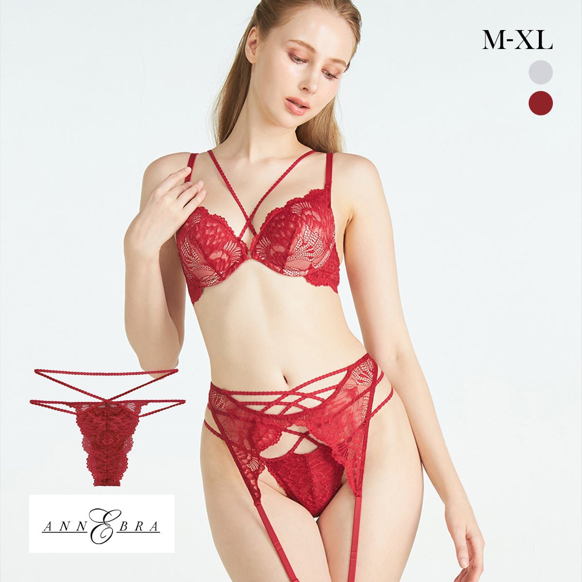 アンブラ Amour レースソング ANNEBRA(RE-レッド-M)