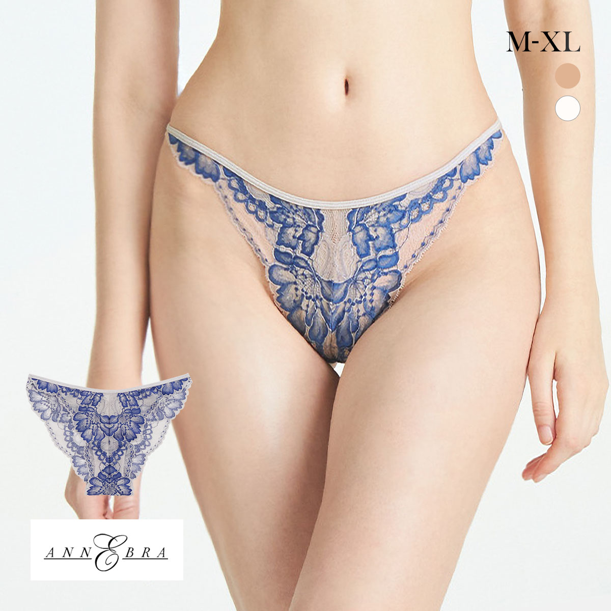 アンブラ Femininity レースショーツ ANNEBRA(GY-グレー-M)