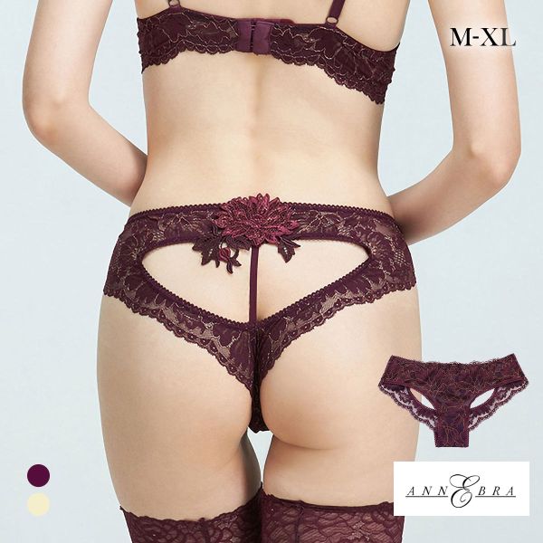 アンブラ Harmony in Bloom バックオープンデザインショーツ 大きいサイズ ANNEBRA