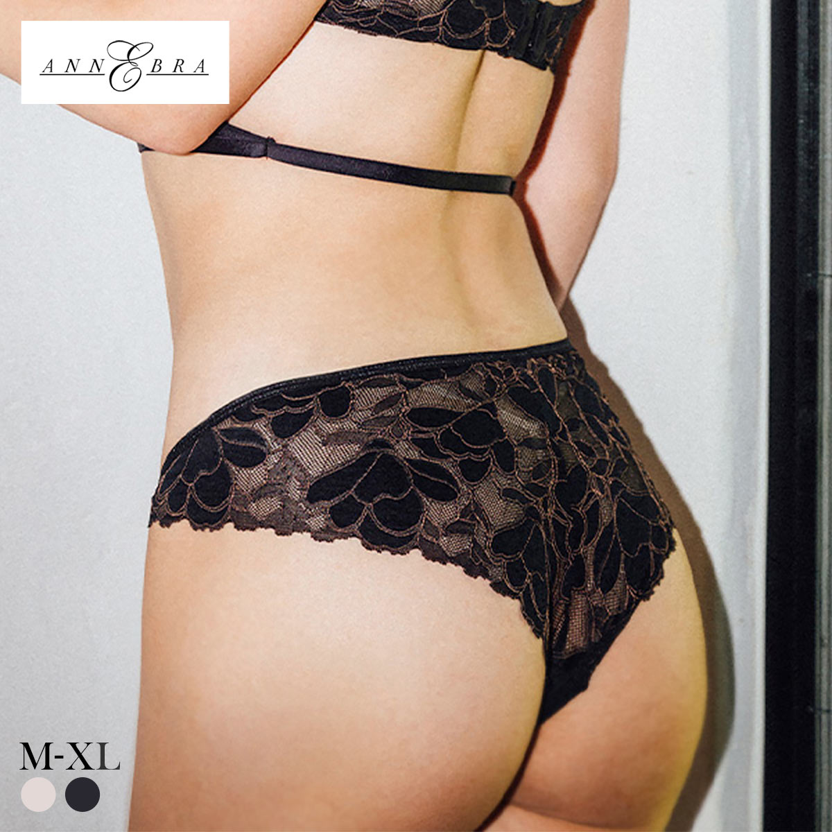 ショーツ レディース セクシー 大きいサイズ ノーマルショーツ アンブラ Whispers  レースショーツ ANNEBRA