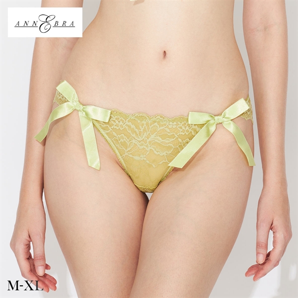 アンブラ Light Petal サイドリボン ノーマルショーツ レディース セクシー 総レース 大きいサイズ レース ANNEBRA