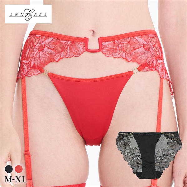 アンブラ Champagne Rose レース ノーマルショーツ レディース セクシー 総レース ハイレッグ 大きいサイズ レース 下着 ANNEBRA