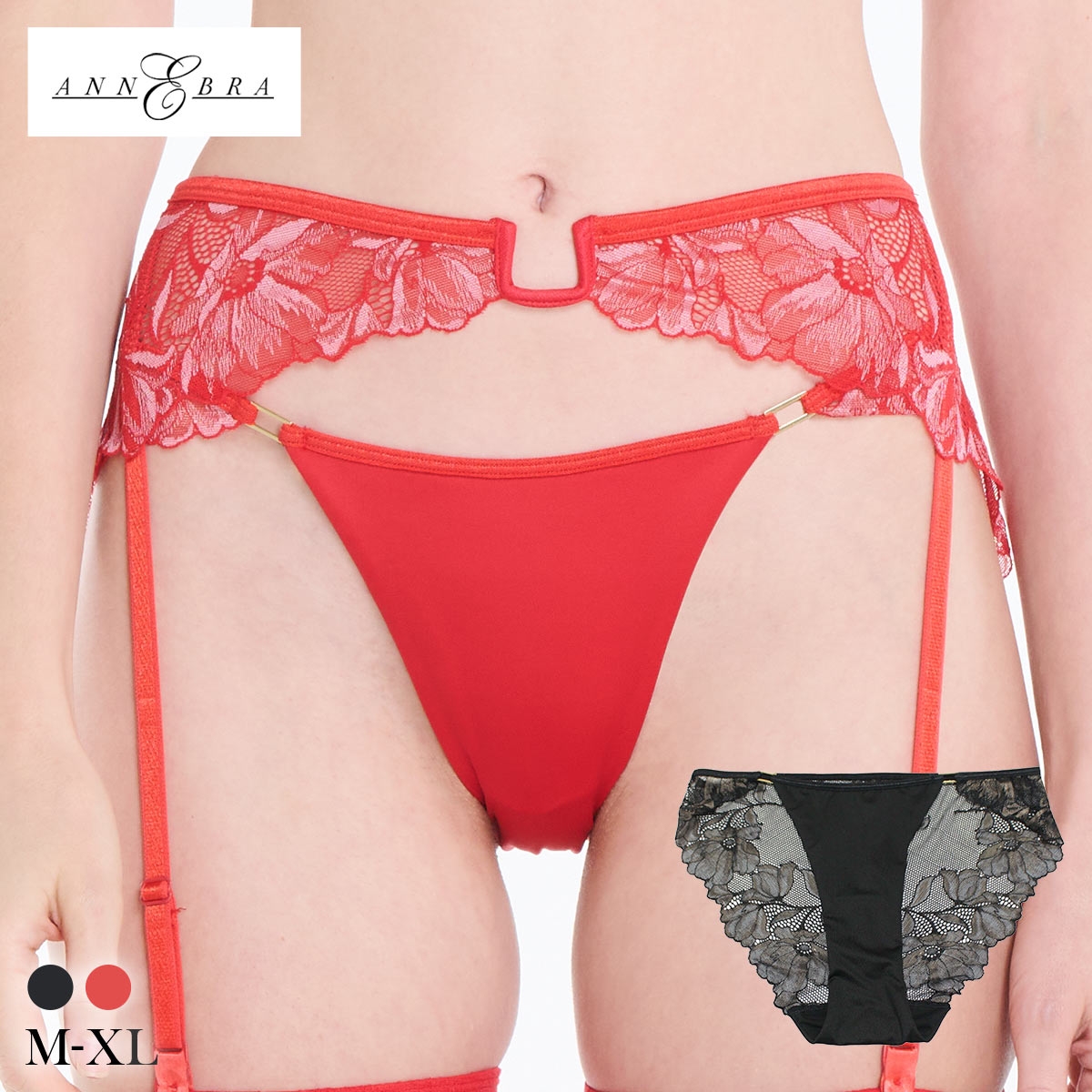 アンブラ Champagne Rose レース ノーマルショーツ レディース セクシー 総レース ハイレッグ 大きいサイズ レース 下着 ANNEBRA