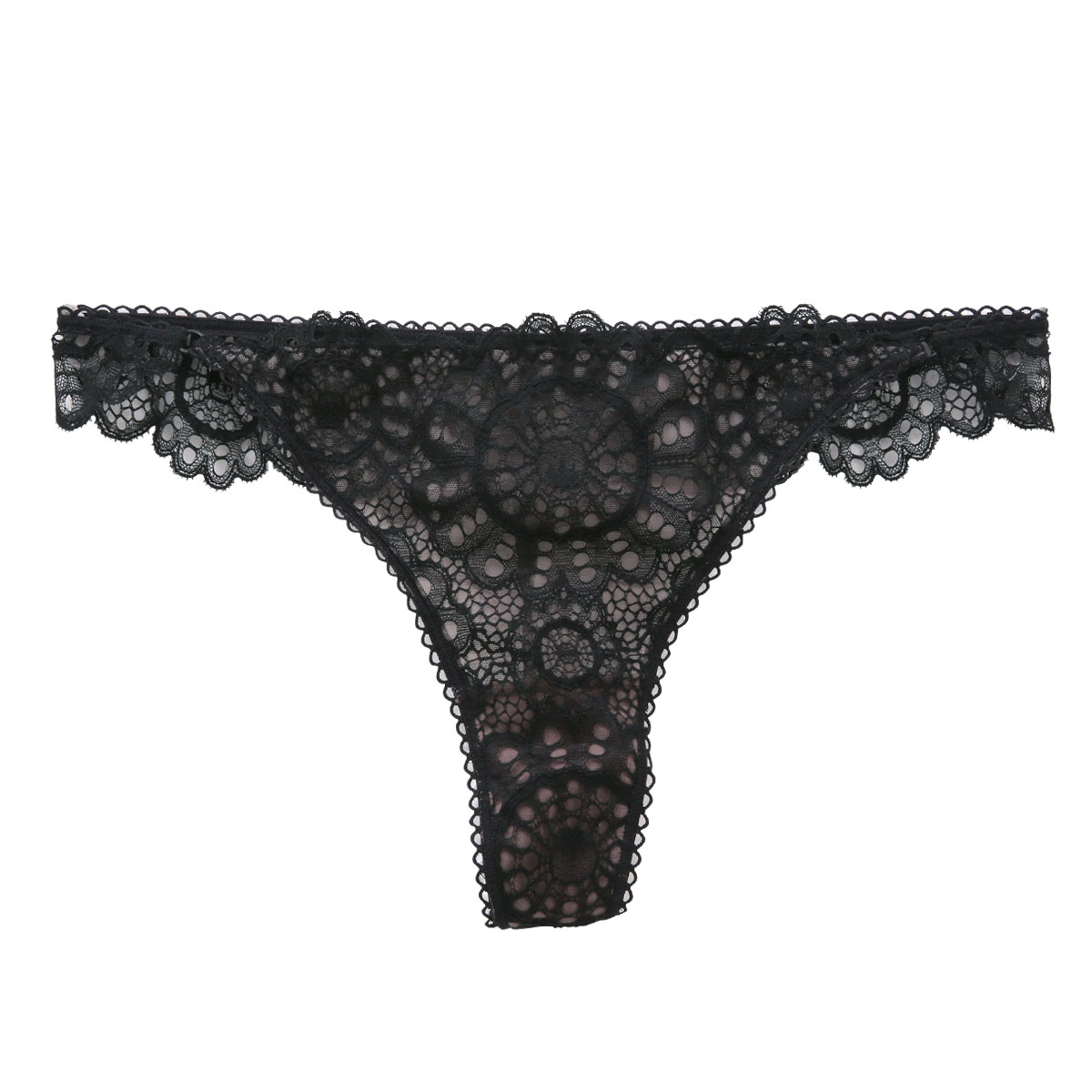 アンブラ ANNEBRA Charisma 2 ショーツ Gストリング 総レース セクシー 単品(BK-ブラック-M)