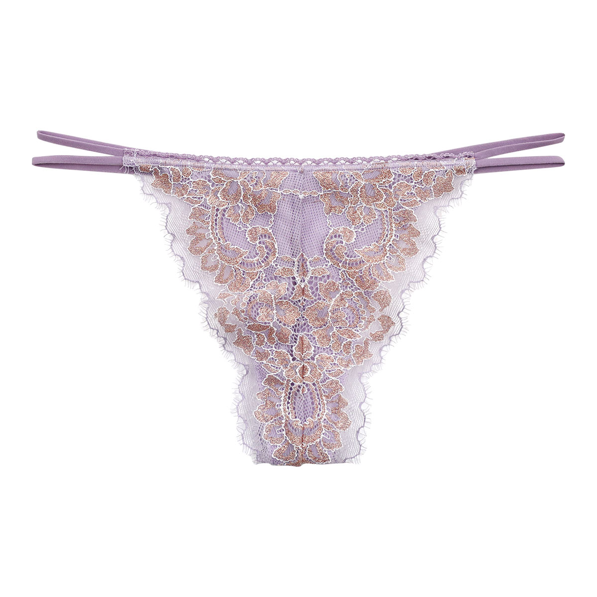 アンブラ ANNEBRA Bouquet2 ショーツ 単品 ダブルストリング ソング(VI-バイオレット-M)