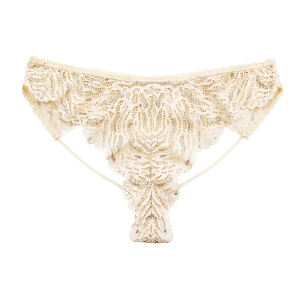 アンブラ ANNEBRA Vintage バックオープン デザイン ショーツ 総レース 単品