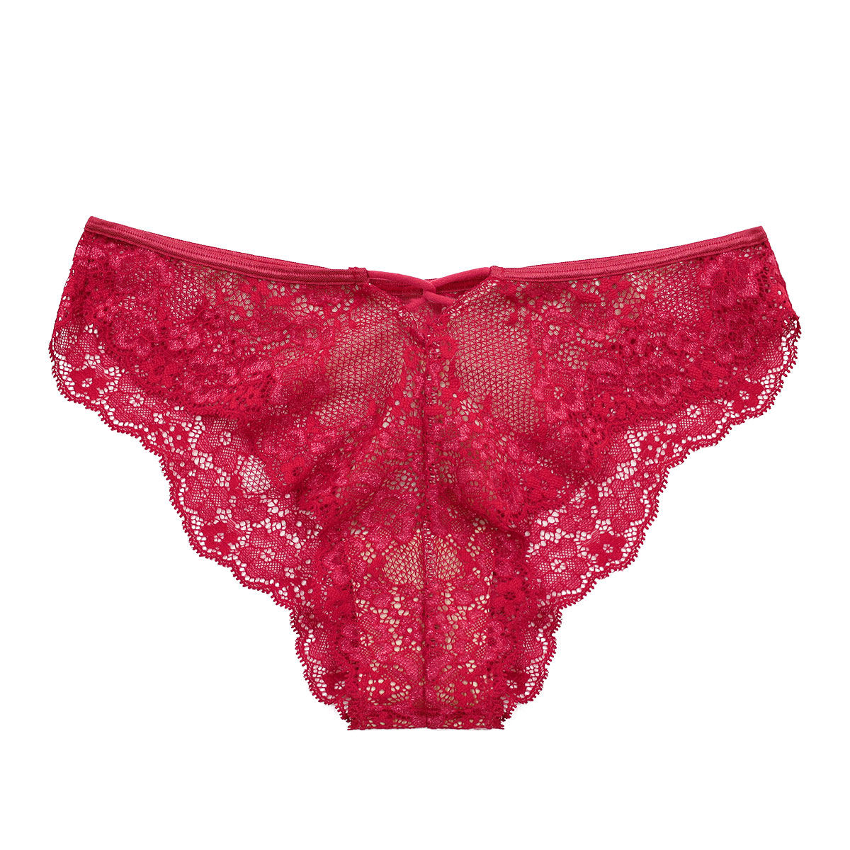 アンブラ ANNEBRA Zigzag2 ノーマルショーツ 総レース 単品(RE-レッド-M)