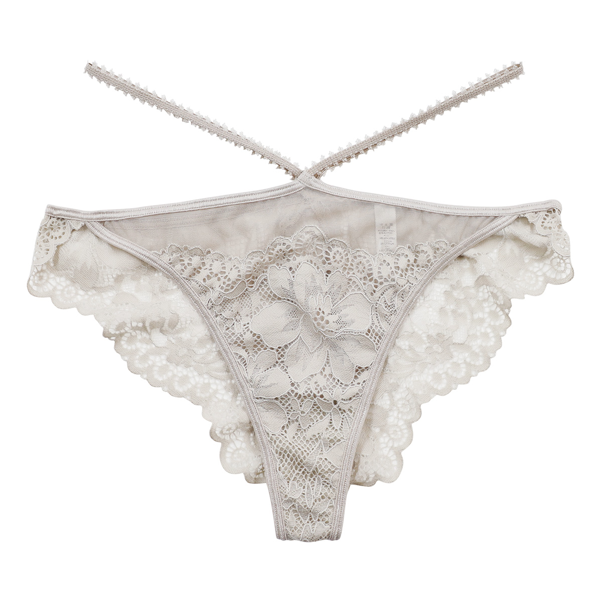 アンブラ ANNEBRA Pleat ストリング デザインショーツ 総レース 単品 セクシー ランジェリー インポート プレゼント 彼女 エロい 過激(BE-ベージュ-M)