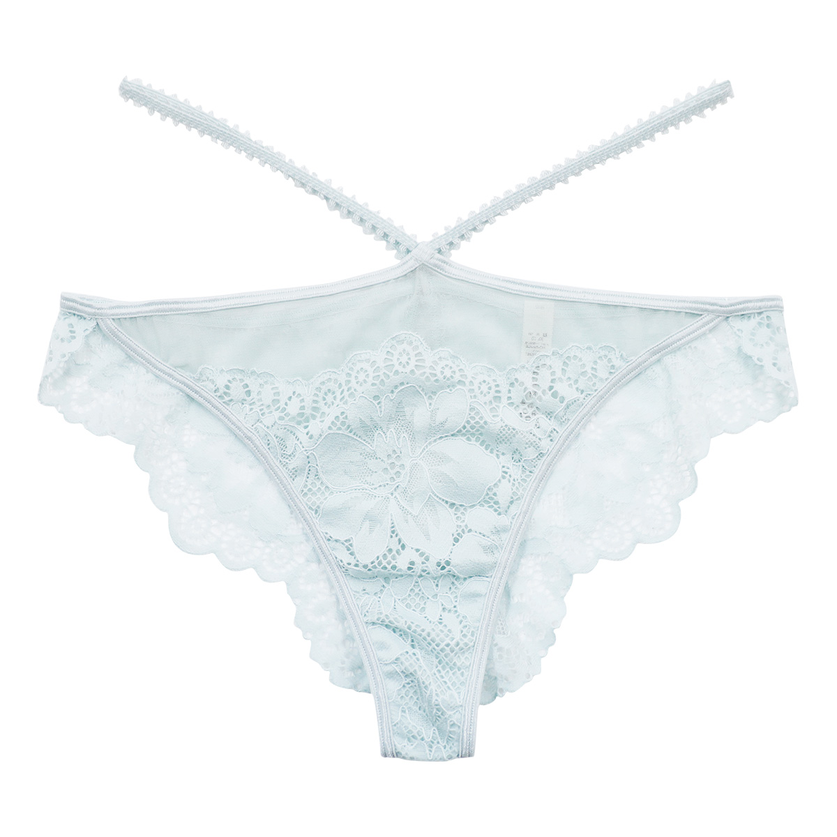 アンブラ ANNEBRA Pleat ストリング デザインショーツ 総レース 単品 セクシー ランジェリー インポート プレゼント 彼女 エロい 過激(GR-グリーン-M)