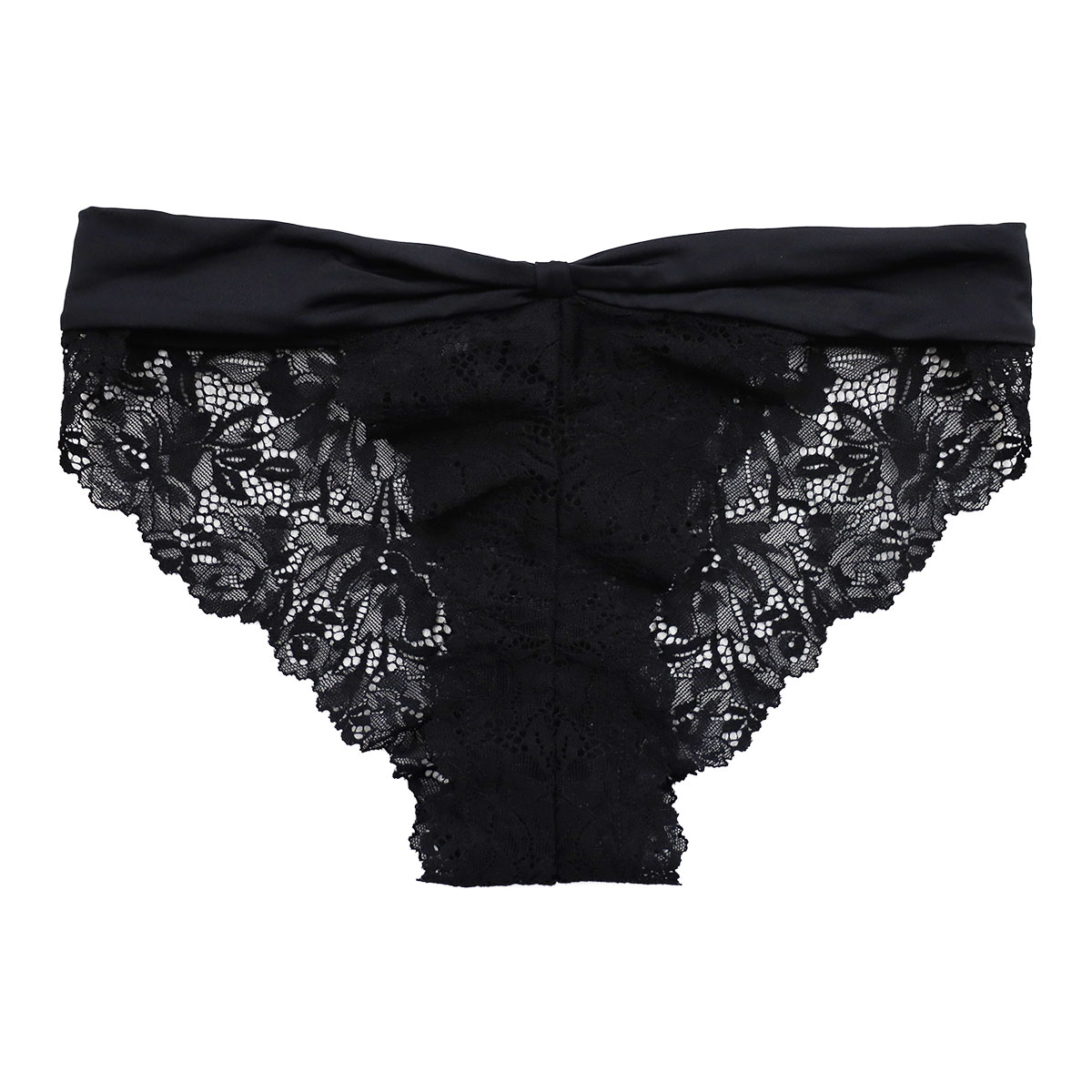 アンブラ ANNEBRA Bow ノーマルショーツ 総レース 単品 セクシー ランジェリー インポート プレゼント 彼女 下着 海外(BK-ブラック-M)