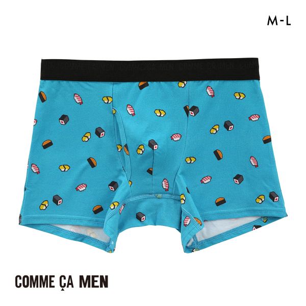 コムサメン Discovering Japan お寿司 ボクサーパンツ メンズ COMME CA MEN 前あき アンダーウェア