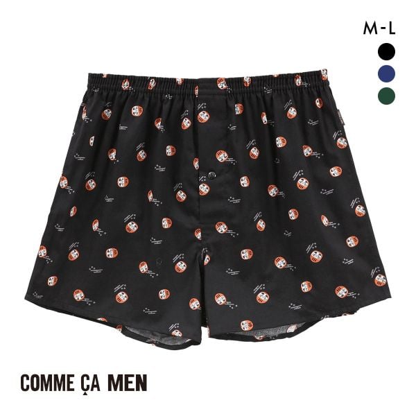 コムサメン Discovering Japan だるま トランクス メンズ COMME CA MEN 前あき アンダーウェア
