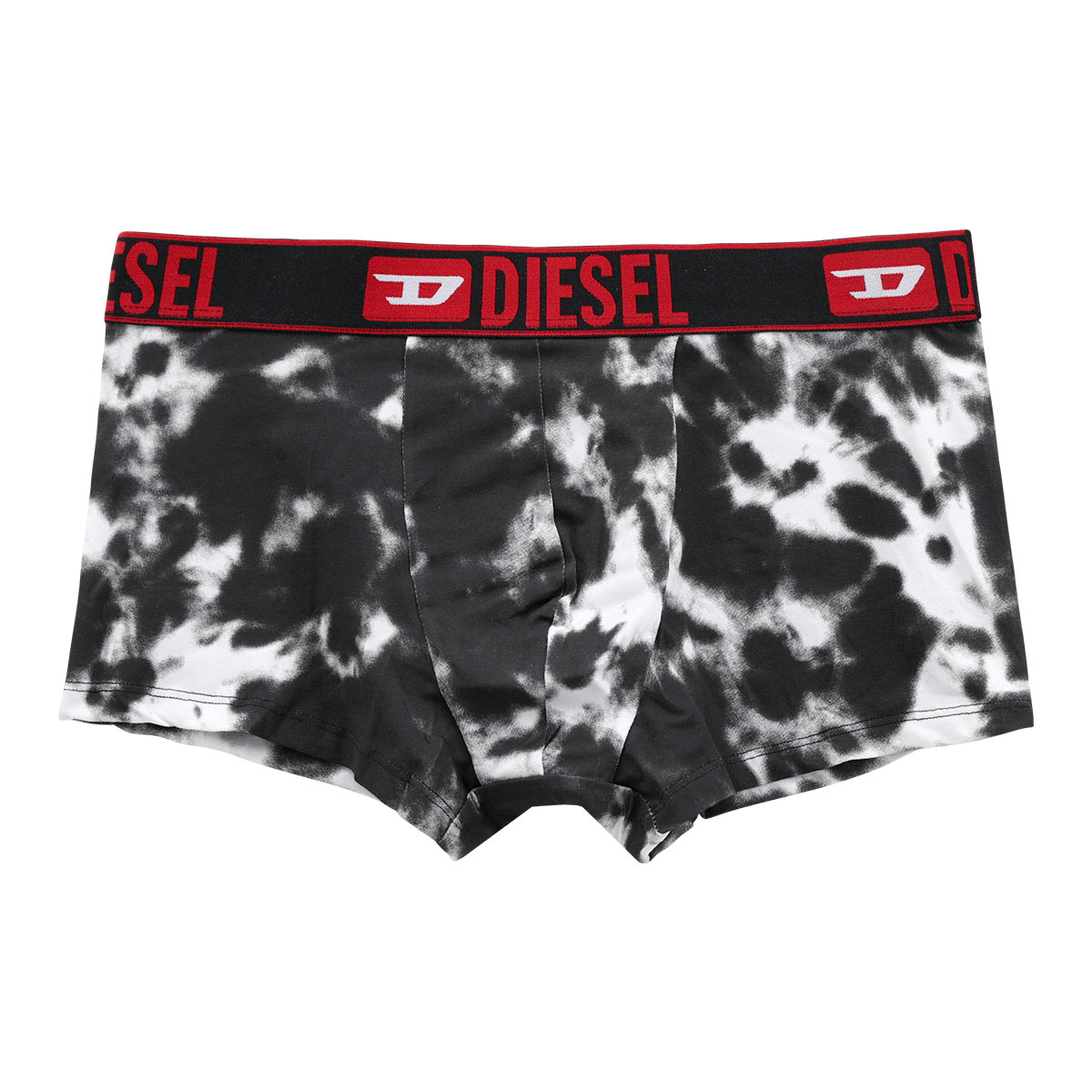 ディーゼル DIESEL MENS UMBX-DAMIEN ボクサーパンツ メンズ タイダイ柄 アンダーウェア トランク(BK-ブラック-M)