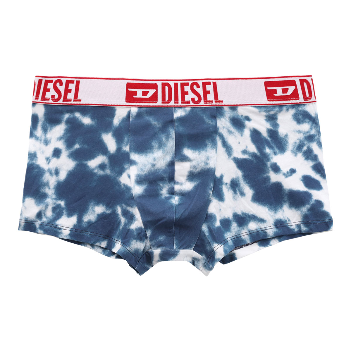 ディーゼル DIESEL MENS UMBX-DAMIEN ボクサーパンツ メンズ タイダイ柄 アンダーウェア トランク(BU-ブルー-M)
