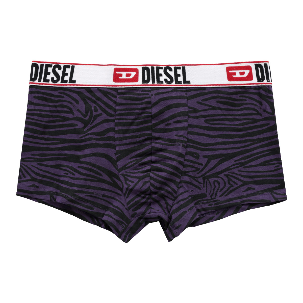 ディーゼル DIESEL MENS UMBX-DAMIEN ボクサーパンツ メンズ ゼブラ柄 アンダーウェア トランク(PU-パープル-M)