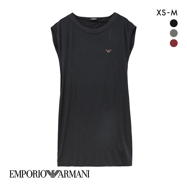 エンポリオ・アルマーニ EMPORIO ARMANI FLUID VISCOSE ロング トップス ルームウェア パジャマ レディース
