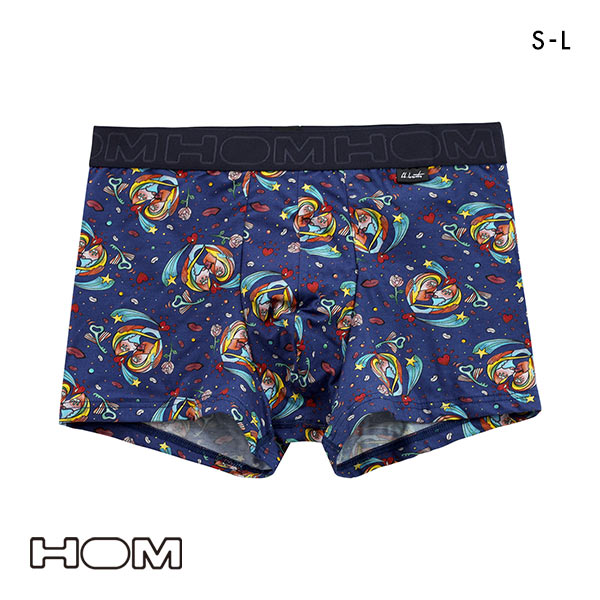 オム HOM BIG BISOUS BOXER BRIEFS ボクサーパンツ メンズ 前とじ アンダーウェア