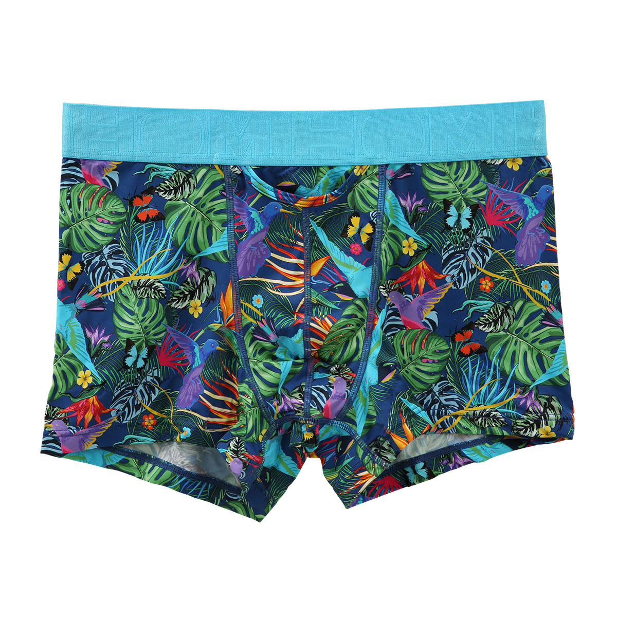 オム HOM Japan Special Collection HO1 BOXER BRIEFS ボクサーパンツ メンズ 前開き(DBU-濃ブルー-S(日本M))