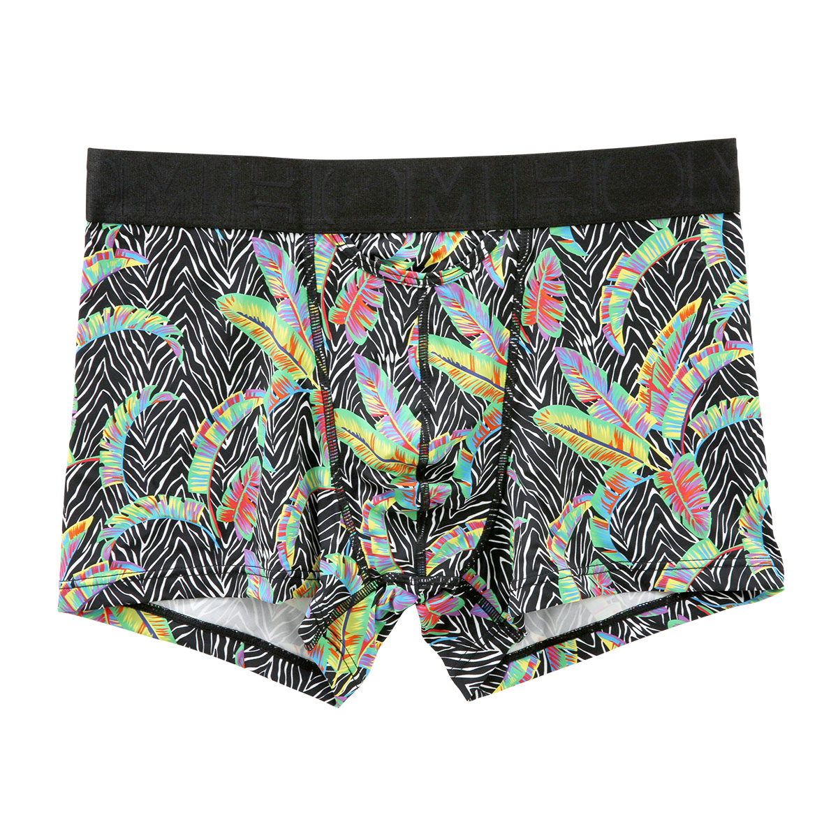 オム HOM Japan Special Collection HO1 BOXER BRIEFS ボクサーパンツ メンズ 前開き(BK2-ブラック2-S(日本M))