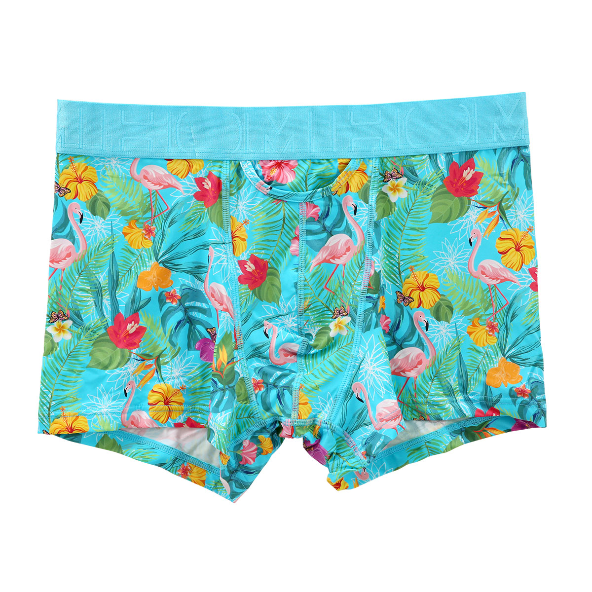 オム HOM Japan Special Collection HO1 BOXER BRIEFS ボクサーパンツ メンズ 前開き(LBU-薄ブルー-S(日本M))