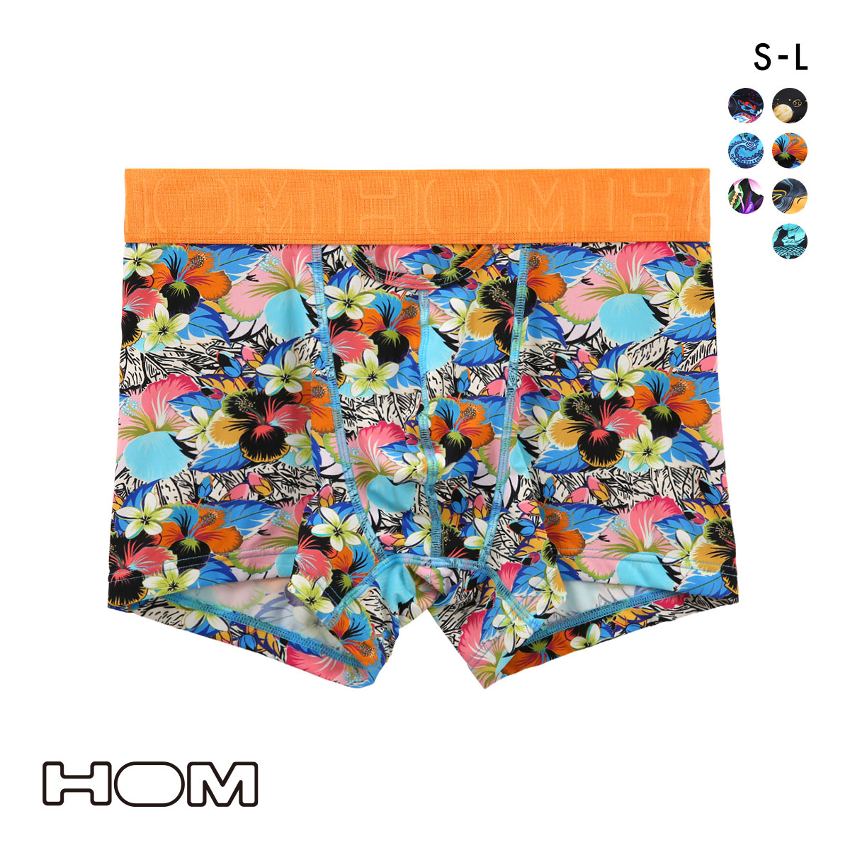 オム Japan Special Collection HO1 BOXER BRIEFS ボクサーパンツ メンズ HOM 2025SS 前開き(FLO-花-S)