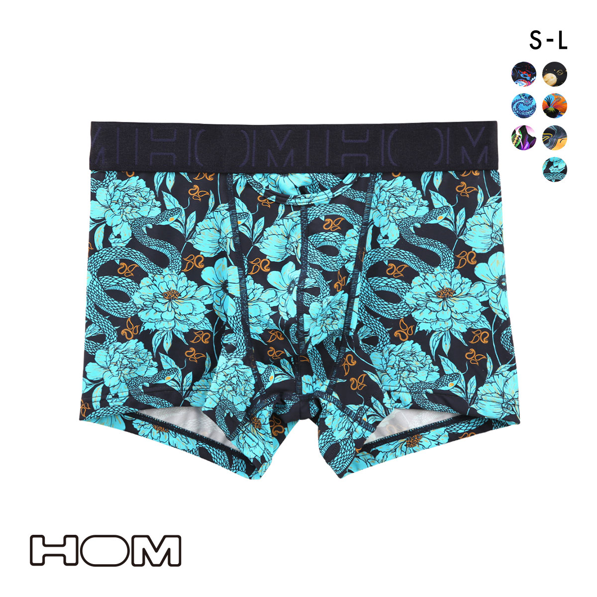 オム Japan Special Collection HO1 BOXER BRIEFS ボクサーパンツ メンズ HOM 2025SS 前開き(PY-パイソン-S)