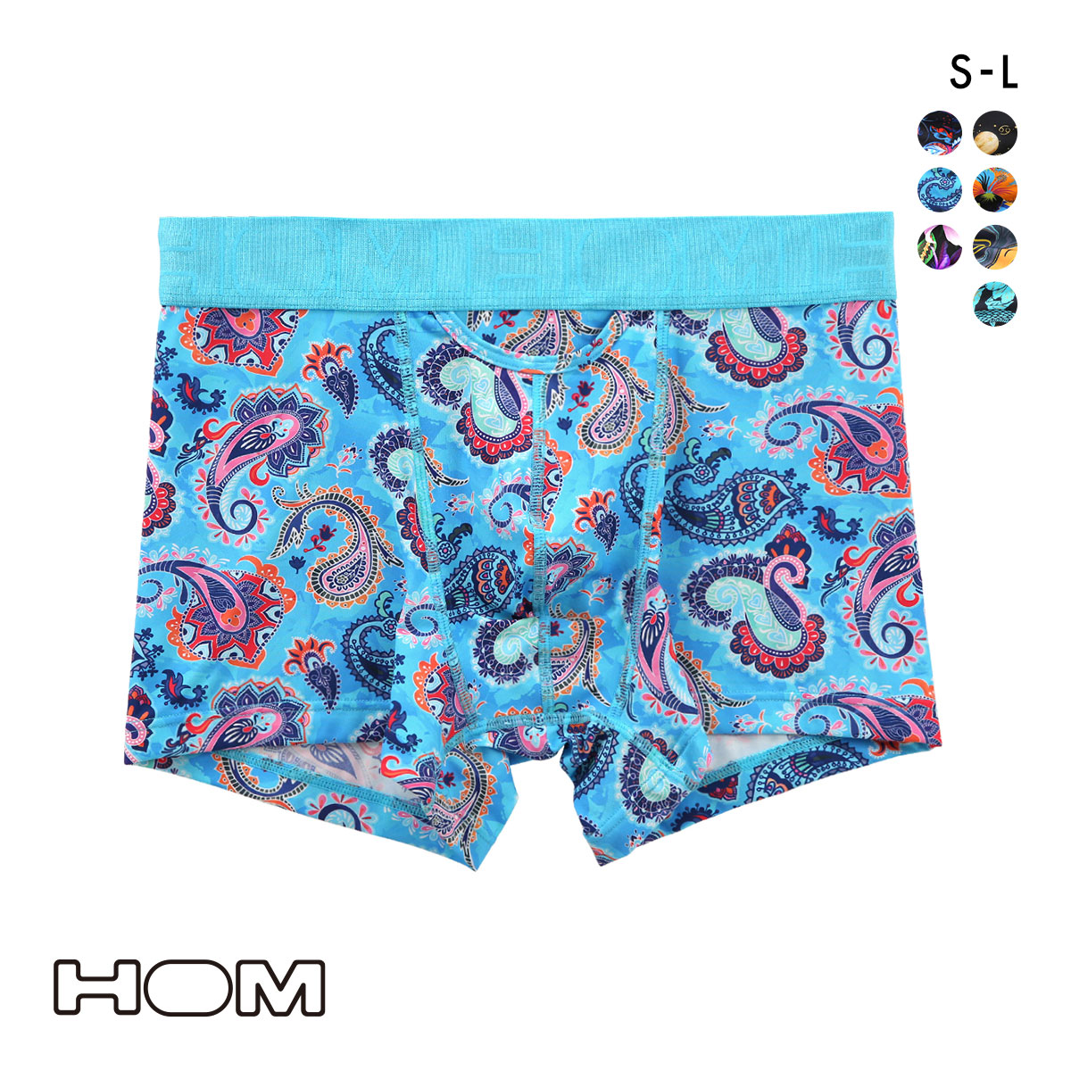オム Japan Special Collection HO1 BOXER BRIEFS ボクサーパンツ メンズ HOM 2025SS 前開き(PAI-ペイズリー-S)